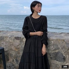 가바바 여자 원피스 이거 하나만 입어도 포인트가 되는 쉬폰 캉캉 롱원피스 G49604