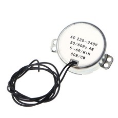 AC 220-240V 동기 모터 기어 모터 4W CW/CCW 위대한 커플 5-6 RPM, 한개옵션0