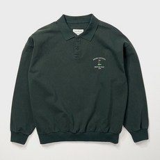 헨리코튼 [British Sporting Club] Washing collar sweatshirt_AHTAW24721GRX