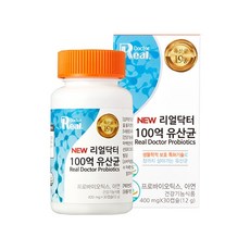 리얼닥터 100억 유산균 400mg X 30캡슐 X 2입, 60정, 1개