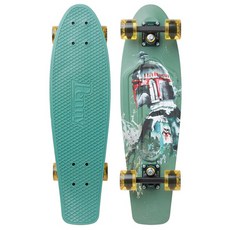 스케이트보드 Penny Star Wars별 대전 합작스타일, T06-Boba Fett27그린 68.6cm