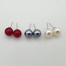 [탈마이야기] 12mm 한복 혼주 승무원 진주 귀걸이