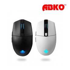 앱코 ABKO HACKER A660 3325 프로페셔널 게이밍 유선 마우스, 화이트, ABKO HACKER A660 3325 프로
