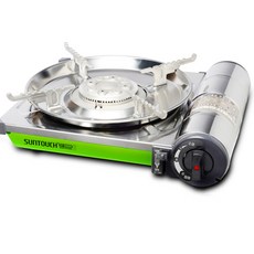 썬터치 고화력 휴대용 가스버너 ST-20000/3387/가스렌지, 그린, 3개
