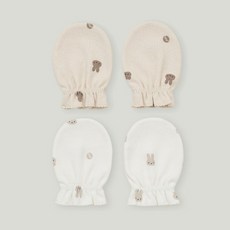 아이숲 토끼곰 양면 손싸개 2color