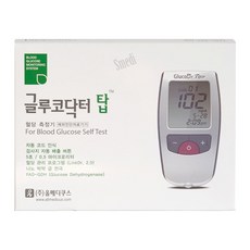 글루코닥터 탑 혈당계 (채혈기+채혈침10개+파우치 포함 / AGM-4100 / 시험지 미포함)
