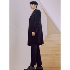 NC 앤드지 캐시미어 블렌디드 3버튼 체스터 코트 BZA4CG1101-NV_NC