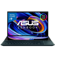 에이수스 2022 ZenBook Pro Duo OLED 15.6 코어i9 인텔 12세대 지포스 RTX 3070 Ti, 셀레스티얼 블루, 1TB, 32GB, WIN11 Home, UX582ZW-H2020X