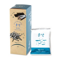 천연육수 순간 고체 멸치육수, 20개, 6g