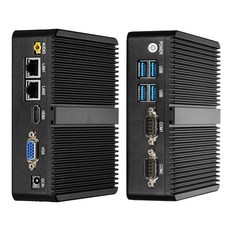 초소형PC 미니 일체형 팬리스 인텔 셀러론 J4125 2x 기가비트 LAN 2x RS232 HDMI VGA 4x USB 윈도우 리눅스, 없음, 27.intel Core i5-4200U - 8G RA
