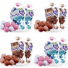 미니멜츠 빅구슬 세트 포도앤소다6개+초코6개 (12개) 구슬아이스크림, 1세트, 70ml