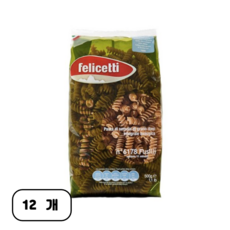 펠리체티 유기농 통밀 푸질리, 500g, 12개
