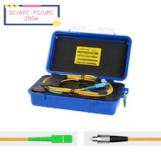 Orientek 맞춤형 광섬유 커넥터 OTDR 테스트 연장 코드 런치 케이블 데드 존 제거기 1km, 04 SCAPC-FCUPC, 1개