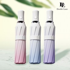더블레인 그라데이션 자외선차단 3단 자동우산