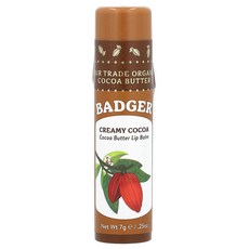 Badger 코코아 버터 립밤 크리미 7g(0.25oz)