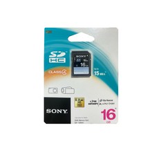 소니 SONY SF8N4TQM 16GB SDHC 클래스4 메모리 카드, 1개