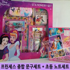 디즈니 캐릭터 종합 문구세트 프린세스 신학기 여아용 초등 1-2학년 노트세트(22권) 코스트코