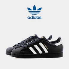 ADIDAS 슈퍼스타 블랙 화이트 / EG4959