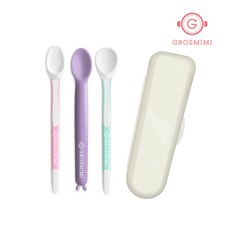 [그로미미] 이유식 스푼세트(케이스포함), 이유식 스푼세트:이유식 스푼세트