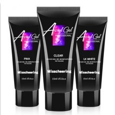 고고블랑 폴리젤 15ml 60ml 네일연장손톱연장 단품, 1개, 클리어핑크