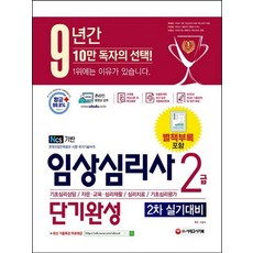 시대고시기획 2021 임상심리사 2급 2차 실기대비 단기완성, 없음