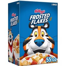 [미국직배송]켈로그 프로스트 플레이크 시리얼 오리지널 코스트코 대용량 1.56kg Kellogg's Frosted Flakes Cereal, 1개