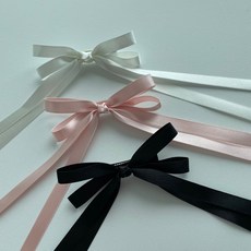 유니하우스 발레코어 이중 리본 헤어핀 3종 세트