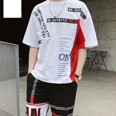 썬왕 남자 FOUR 트레이닝 세트 봄 여름 체육복 빅사이즈 상하의세트 남성 데일리 운동복