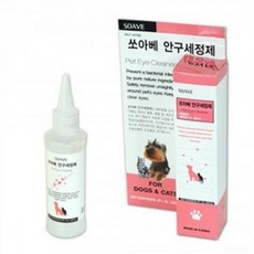 애완동물 안구 애견 제거 눈세정제 이물질 눈꼽, 1개