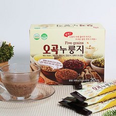 국내산 오곡누룽지 숭늉/간편식/아침식사대용/당뇨간식 쌍지뜰 오곡누룽지 25g*20개
