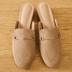 미르바네스슈즈 D링 스웨이드 통굽 블로퍼_5cm_CP