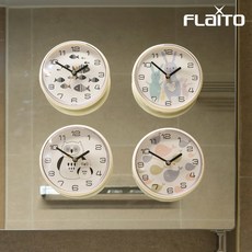 국산 플라이토 디자인 화장실 욕실 흡착 방수시계