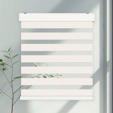 Foiresoft 씽크대 세정제 FOIRESoft 노이즈리스 맞춤형 무선 조명 필터링 얼룩말 블라인드 모닝 아이보리 W 20 90 x H 57 64인치 주야간 제어를 위한 윈도, W20-90 x H57-64 (inch) Custom, 03.ivory, 1개