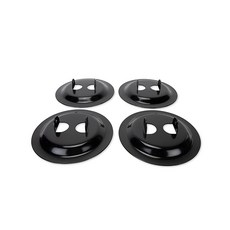Camco RV 안정화 베이스 패드 - 4팩 대부분의 RV 크로스 프레임 또는 T 타입 안정화 잭과 함께 사용 (57883) 112084, Camco RV 안정화 베이스 패드 - 4팩, 대부분의