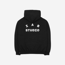 아이앱 스튜디오 후드 블랙 화이트 IAB Studio Hoodie Black White