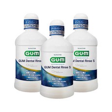 GUM 검 무알콜가글 덴탈린스S 250 X 3개, 1개