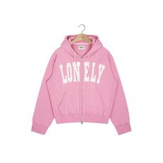 -100%정품 - 노앙 LONELY/LOVELY 모자 T-셔츠 ZIP-UP RESORT-PINK