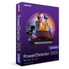 파워디렉터 PowerDirector 2025 Ultimate FPP(동영상편집/한글/영구/시디키와 다운로드 경로 안내한 종이카드 내장)