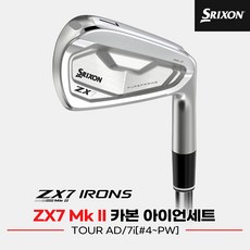 [주문제작]던롭코리아 23 스릭슨 ZX7 MK2 카본 아이언세트[7i#4~PW][TOUR AD], 75S