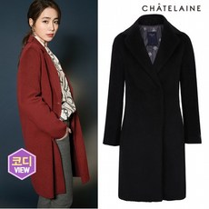 [2019 겨울] [택가 642 000원] [샤트렌] 알파카 세미 오버 빅카라 코트