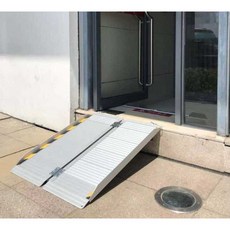 이동식경사로 계단 입구 디딤대 안전발판 문턱 철제, (2) 가로 90cm 세로 76cm, 1개, (2) 가로 90cm 세로 76cm