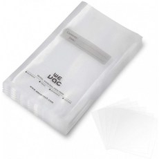 Wevac Vacuum Sealer Bag 100 Pint 6x10 Inch for Food Saver Seal a Meal Weston., 단일옵션