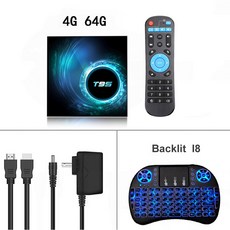 셋톱박스 14 4GB HD 올위너 듀얼 X96Max 박스 6K 64GB H616 PK 안드로이드 미디어 128GB TV 셋톱 Plus H96 T95 스마트 플레이어 와이파이 플러스, 19) Eu 플러그 - 4G 64G I8, 1개