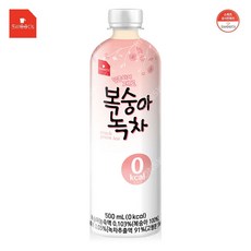 웰그린스위츠제로복숭아녹차500ml