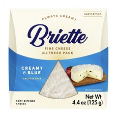 크리미 독일 125g Briette 치즈 블루, 1개, 상세페이지 참조, 상세페이지 참조