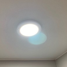 LED 센서등 현관등 초슬림 엣지 원형 센서등 KS인증 20W, 전구색(노란빛)