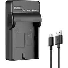 소니 HXRNX100 HXRNX200 NXCAM 캠코더 및 PXWZ150 XDCAM 캠코더용 LCD 퀵 배터리 충전기, 1 x USB Charger