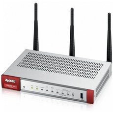 [110볼트] 1 WAN 1 SFP 4개의 LAN/DMZ 기가비트 포트 및 802.11ac/n WiFi가 포함된 ZyXEL 차세대 VPN 방화벽 [USG20W-VPN], 단일옵션