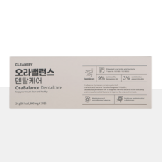 클리너리 오라밸런스 덴탈케어 구강 유산균 800mg, 30정, 1박스 - 덴탈밸런스