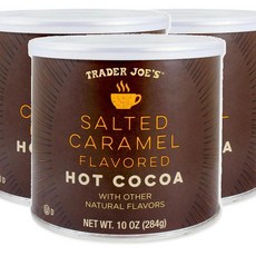 미국 트레이더조 Trader Joe's Salted Caramel 솔티드 카라멜 핫 코코아 파우더, 3개